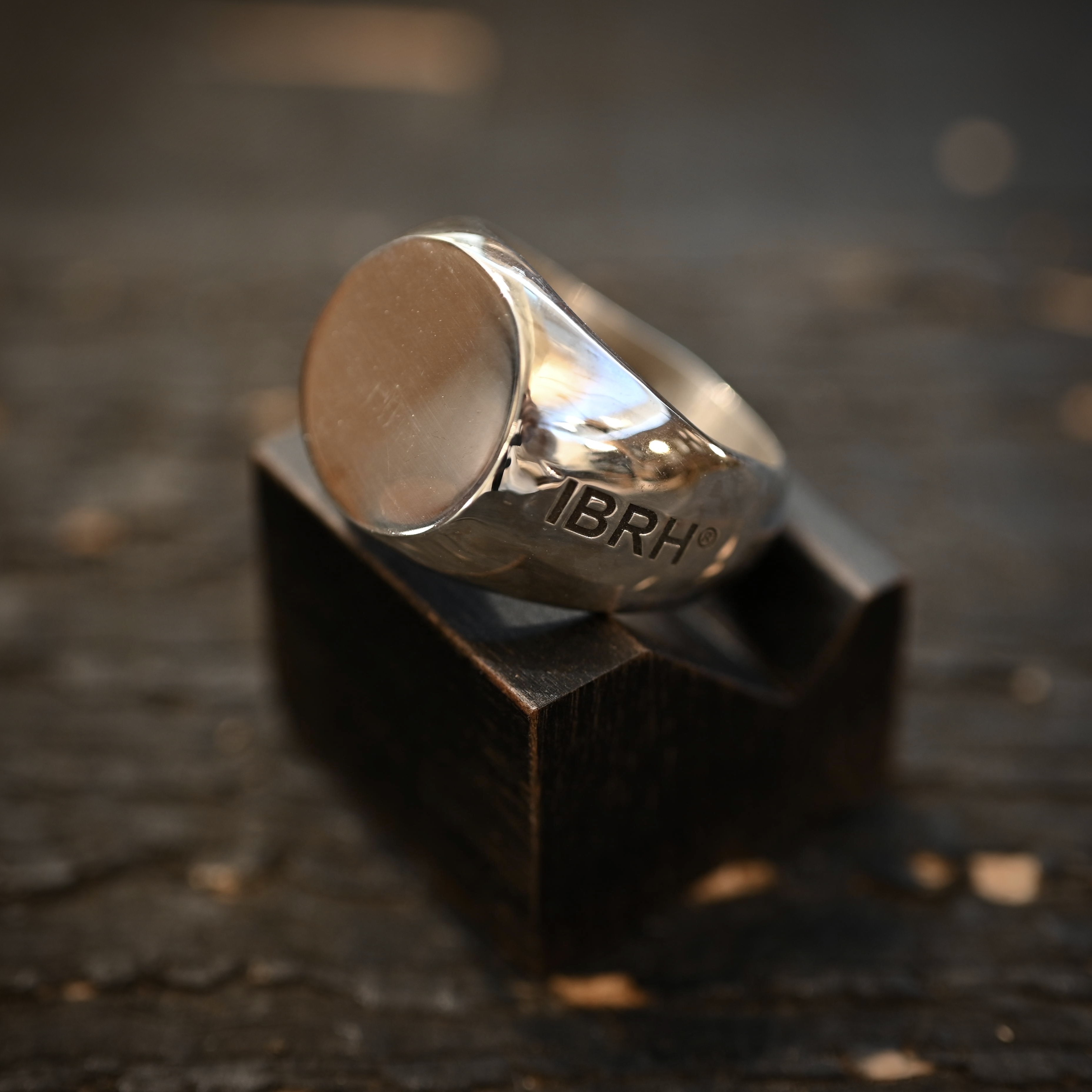 大阪のおしゃれな家具屋 オーダー家具・アイアン家具ならINDUSTRIALBRANCH® IBRH®︎ Signature Ring – Silver 925